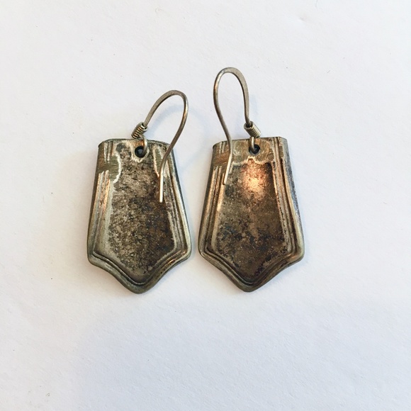 VINTAGE Spoon Earrings Dangly - Picture 4 of 4